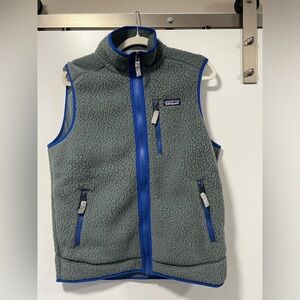 Patagonia Retro Pile Gray Fleece Vest